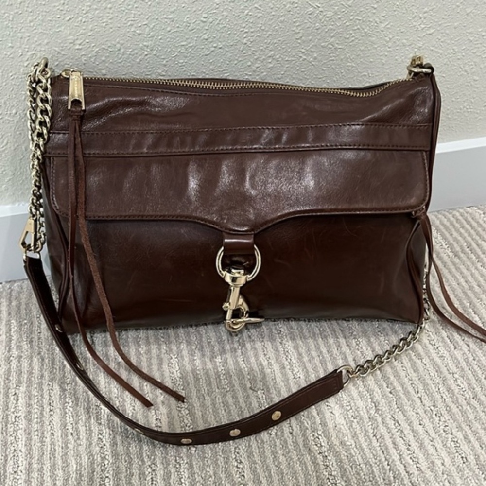 Rebecca Minkoff Brown Leather Shoulder Bag